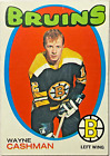 1971-72 TOPPS #129 WAYNE CASHMAN *NHL ALLSTAR* BOSTON BRUINS