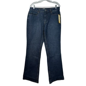 Nuevos con etiquetas Pantalones de mezclilla Coldwater Creek para mujer talla 12 cintura natural corte bota pierna azul - Imagen 1 de 7