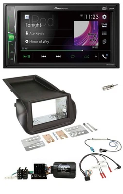 Pioneer 2DIN Lenkrad DAB USB Bluetooth Autoradio für Citroen Nemo Peugeot Bipper - Bild 1 von 4