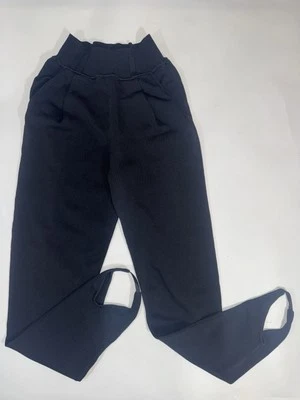 АВТОПОРТРЕТ черный 28» вязаный стремя бегунов брюки женщин размер 4 - Изображение 1 из 4