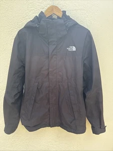 The North Face Mens Waterproof Jacket Black Medium Hooded Gore-Tex Lightweight - Picture 1 of 10
