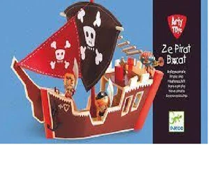 Djeco Arty toys - Pirates: Ze pirat boat - Imagen 1 de 1