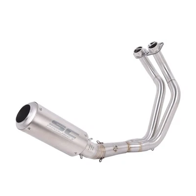 For Yamaha YZF R7  MT-07 FZ07 XSR 700  Full Exhaust System Header Pipe Tips — 第 1/4 张图片
