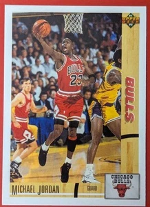 1991-92 Upper Deck Michael Jordan Basketball Trading Card #44 Chicago Bulls - Picture 1 of 6