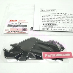 SUZUKI Genuine Jimny Sierra JB74W JC JL Sticker Emblem Rhino Pattern - Picture 1 of 15