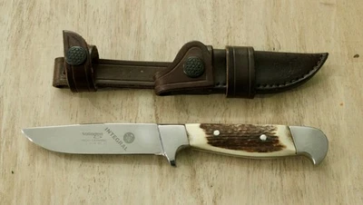 DAVID EVERETS DES INTEGRAL INOX SOLINGEN JAGDNICKER HUNTING KNIFE STAG - Image 1 of 4