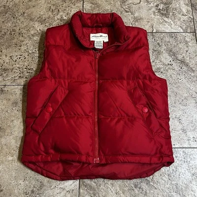 Chaleco acolchado vintage Eddie Bauer plumón de ganso para mujer talla pequeña Foto 1 de 4