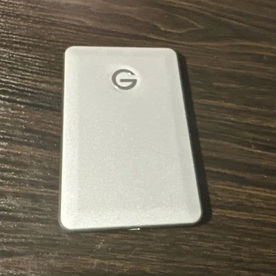 G-Technology 0G01995 G-Drive Slim Silver USB 500GB Portable External Hard Drive - Image 1 of 3