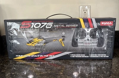 Syma RC Helicopter 3.5CH S107G Mini Aircraft Metal Remote Control GYRO Kids Gift - Image 1 of 4