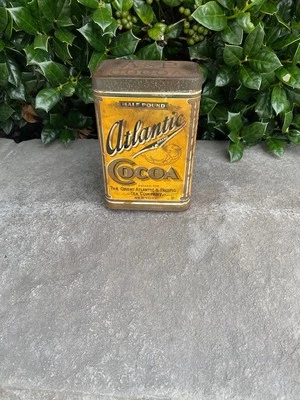 Vintage Early Atlantic Cocoa Tin A&P Atlantic Pacific Tea Co. Grocery Store - Image 1 of 4