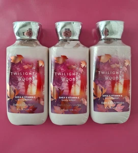 Lot of 3 Bath & Body Works TWILIGHT WOODS Body Lotion 8 Fl oz Shea & Vitamin E - Picture 1 of 3