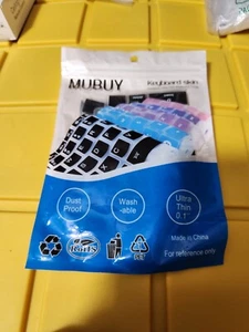 1 PK -MUBUY Ultra Thin Keyboard Skin - Universal Fit - Picture 1 of 1
