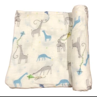 Manta jirafa muselina Angel Dear Swaddle Foto 1 de 4
