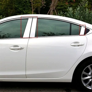 For Mazda 6 Atenza 2014-2021 Stainless Steel Window Center Pillar Post frame - Picture 1 of 6