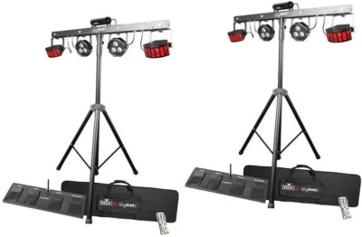 2 x Chauvet DJ GigBar 2 4 in 1 Lighting System Free carry bag - Image 1 of 4