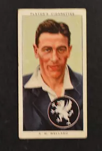 1938 Cricketers John Player #31 A.W. Wellard VGEX Tabak - Bild 1 von 2