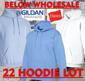 WHOLESALE 22 ASST port & co pc78h Gildan 18500 Hanes P170 3xl 4xl HOODIE Lot - Picture 1 of 9