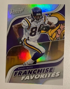 2023 Prestige - Franchise Favorites Insert - Randy Moss #FF-5 Minnesota Vikings - Picture 1 of 2