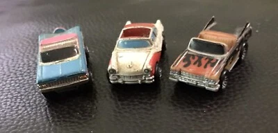 Micro Machines Vintage x3 Convertible Blue White Black Corvette Cars - Image 1 of 4