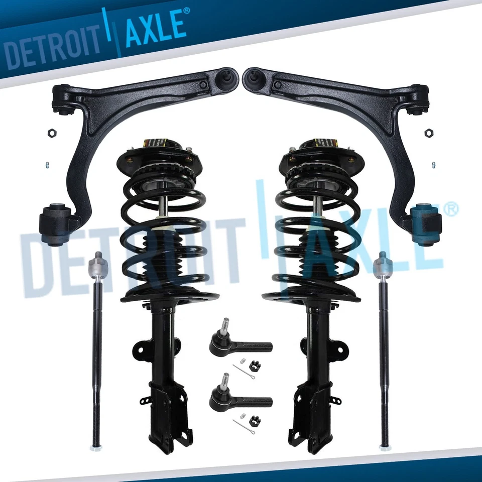 Brazos de control inferiores puntales delanteros 8 piezas varilla de amarre para Chrysler Pacifica 2004-2008 Foto 1 de 4