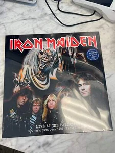 Iron Maiden Live at the Palladium 6/29/1982 Blue Vinyl Record VR9724 - Picture 1 of 2