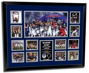 MELBOURNE VICTORY 2017/18 A-LEAGUE WINNERS LIMITED EDITION FRAMED MEMORABILIA - Picture 1 of 6
