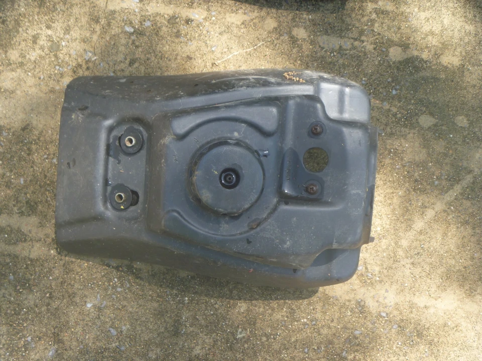 OEM Suzuki LT160 160 Yazaki Gas Fuel Tank w/ Cap and Fuel Valve Petcock - Image 1 of 2