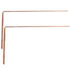  2 Pcs Copper Divining Accessories Rod Pen Shape Dowsing Rods