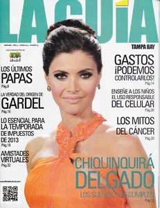 Chiquinquirá Delgado La Guia Latin Photo Magazine Oscar De La Hoya Carlos Gardel - Picture 1 of 4