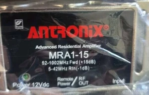 ANTRONIX MICRO AMP COAXIAL RG6 CABLE AMPLIFIER HDTV HD TV Signal Booster MRA1 - Picture 1 of 2
