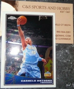 2009-10 Topps Chrome CARMELO ANTHONY NUGGETS 519/999 READ DESCRIPTION - Picture 1 of 2
