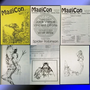 MAGICON Progress Report 3 WORLDCON 50 Vntg SCI-FI Convention Vance Anderson 1992 - Picture 1 of 6