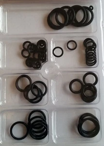 Verschiedene Größen schwarz O Ring Kit Sanitär Luftdichtung Gummi Hahn Gewinde Zum Selbermachen UK Verkäufer - Bild 1 von 1