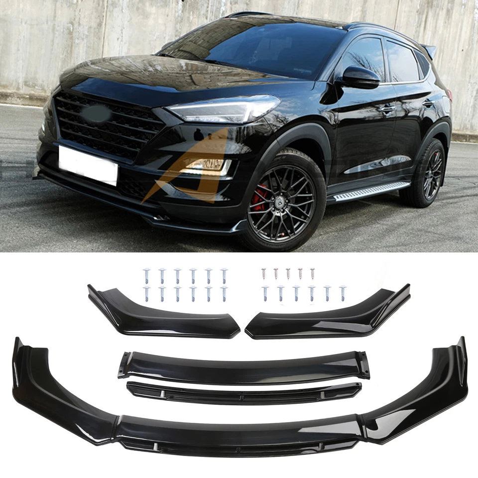 Kit de carrocería difusor brillo labial parachoques delantero para Hyundai Tucson 2005-2022 Foto 1 de 4