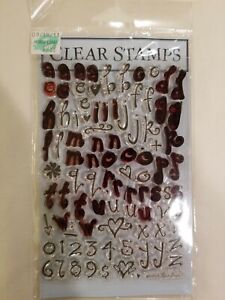 2005 The Paper Studio Stamp Collection- Clear Stamps NIP ABC/123 FREE S/H