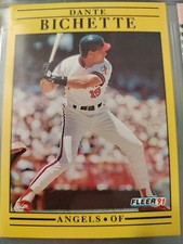 1991 Fleer Baseball Card #307 Dante Bichette