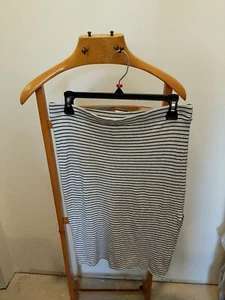 May Pink Fitted Stretch Skirt w/Side Slit Split sz. Large - Picture 1 of 2