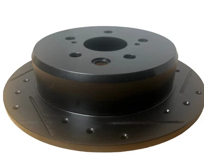 Para Lexus IS250 12-15 Rotor de freno Premium perforado y ranurado pasajero trasero Foto 1 de 4