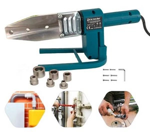 Polifusore Saldatore 1500W con 6 Matrici per Saldare tubi Plastica PVC VP11701 - Foto 1 di 5