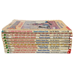 Baby- Sitters Little Sister x 9 Books Vintage 1989-1993 Bulk Lot Ann M. Martin - Picture 1 of 17
