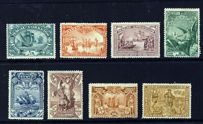MACAO MACAU (Portugal) 1898 The Full Vasco da Gama Set SG 104 to SG 111 MINT - Изображение 1 из 2