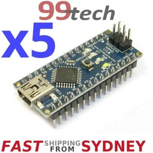 5x Arduino Nano v3.0 Compatible Board, USB, ATmega328P FTDI, Ship SYDNEY - Picture 1 of 3