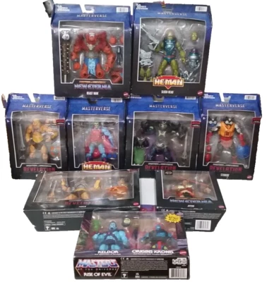 He-Man Masterverse Lot of 11 Figures, She-Ra, He-Man, Skeletor and More, NEW - Image 1 of 4