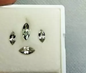 Lote de 2,20 quilates Natural Zoisite Marquesa Set Piedras Preciosas Color Sueltas - Imagen 1 de 3