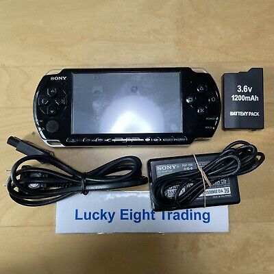 PSP 3000 Piano Black PB Console Charger Battery [CC] • 68.90$