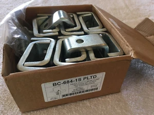 BC-684-1S PLTD, "I" BEAM CLAMP W/ SET SCREW, 3/8" THICK MATERIAL, QTY-25, USA - Picture 1 of 7
