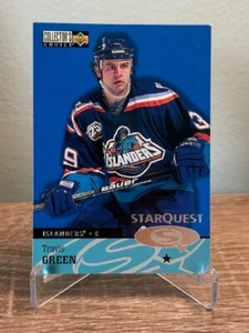StarQuest Travis 1997-98 cubierta superior verde #SQ39 New York Islanders - Imagen 1 de 2