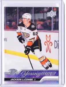 2023-24 Upper Deck #456 Jackson LaCombe RC Rookie Ducks Young Guns YG - Picture 1 of 2