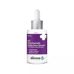 The Derma Co 5% Niacinamide Daily Face Serum with Alpha Arbutin & Multivitamin f - Picture 1 of 1