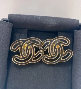 Chanel Authentic CC Logo Earrings - Picture 1 of 3